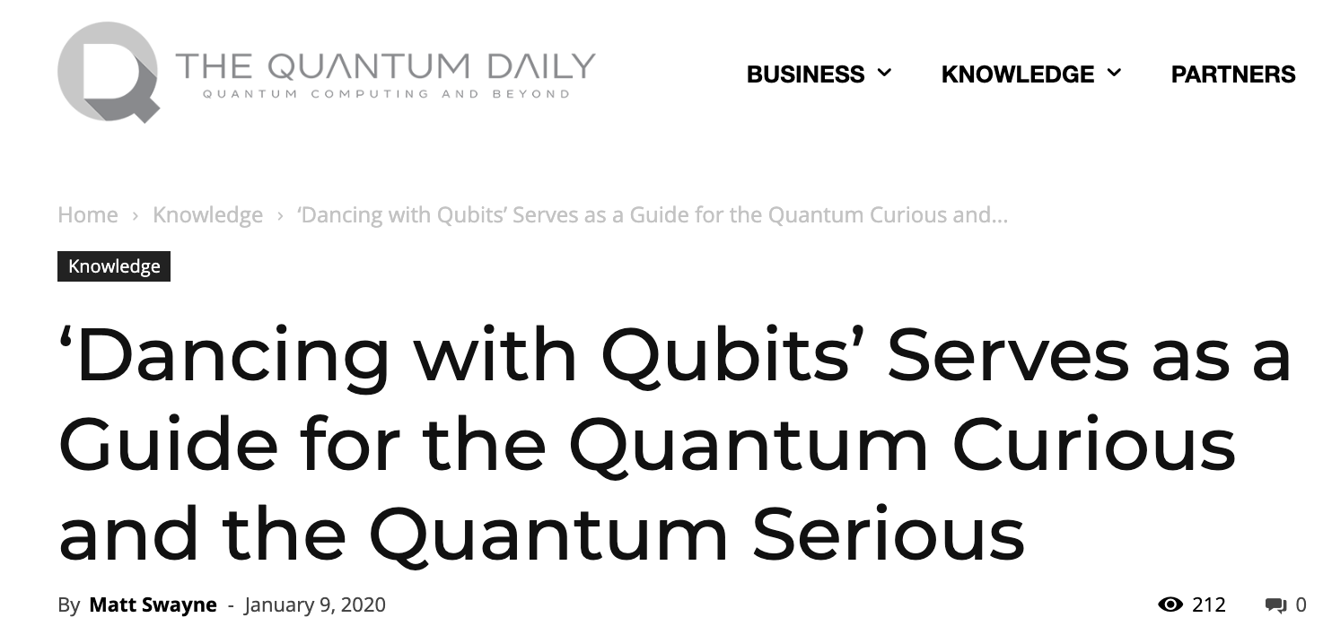 Review of the book from The Quantum Daily